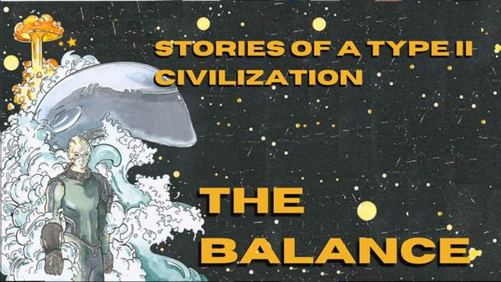 The Balance: Stories of a Type II Civilization — illustrated science-fiction project artwork